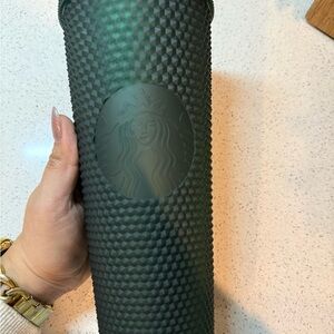 Starbucks Textured Dark Green Tumbler